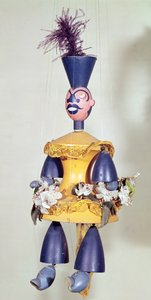 Carlo Gozzi (1720-1806) „Le Roi Cerf” című bábja, 1918 (vegyes technika)